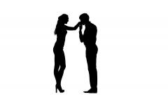 240x136 Silhouettes Man And Woman Kissing Stock Footage Pond5
