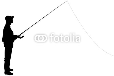 400x267 Man Fishing Silhouette Clipart Panda