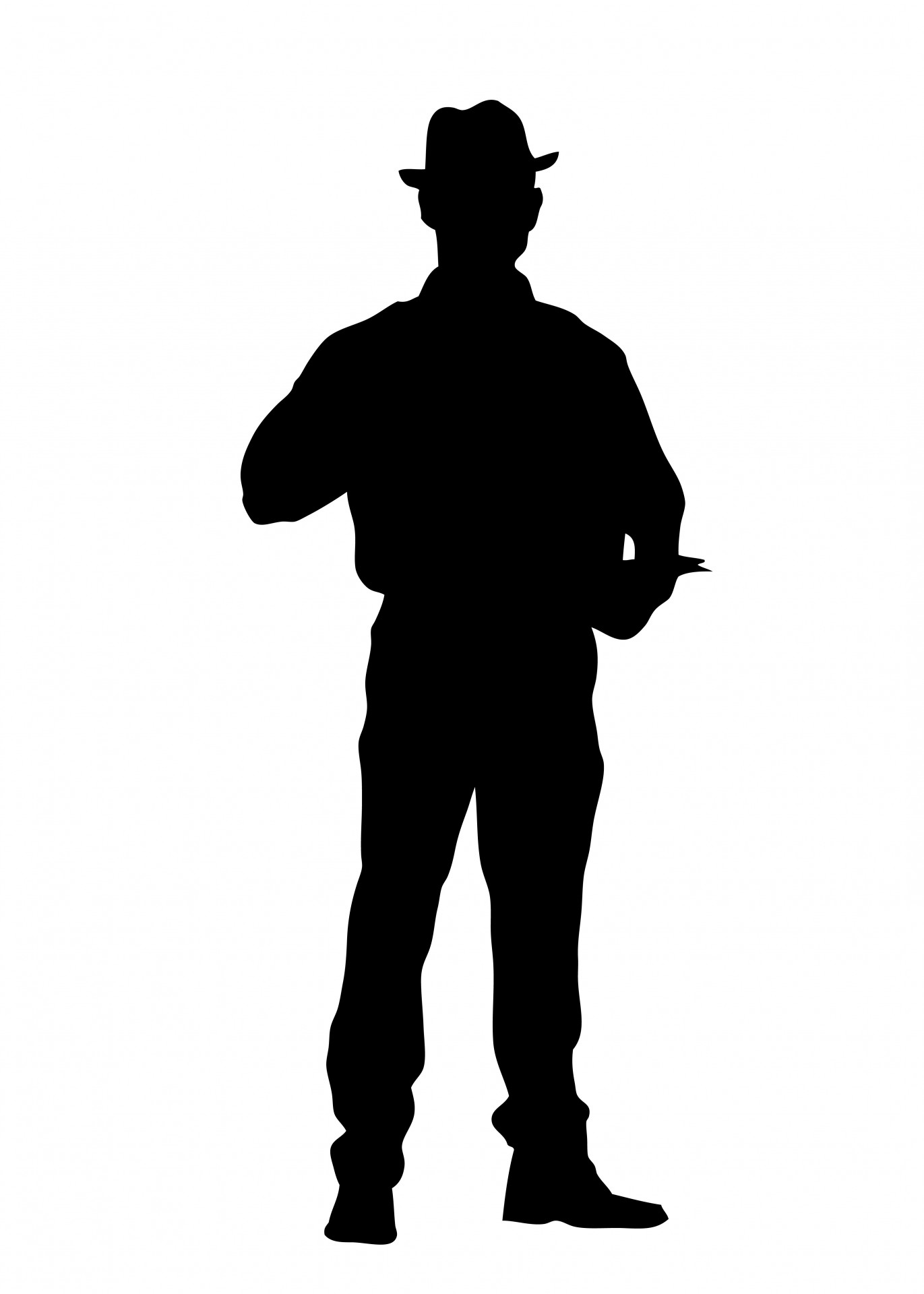 1371x1920 Man Standing Silhouette Free Stock Photo