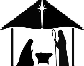 340x270 Nativity Scene Clipart Digital Scrapbook Clipart Pack 300