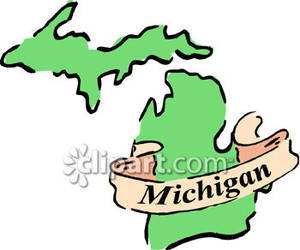 Silhouette Of Michigan at GetDrawings | Free download