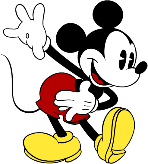 491x546 Mickey Mouse Clip Art Silhouette Free Clipart Images 5