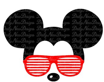 340x270 Mickey Glasses Svg Etsy