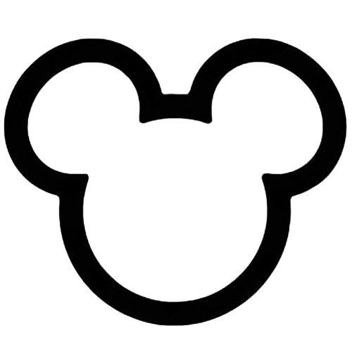Silhouette Of Mickey Mouse Head at GetDrawings | Free download