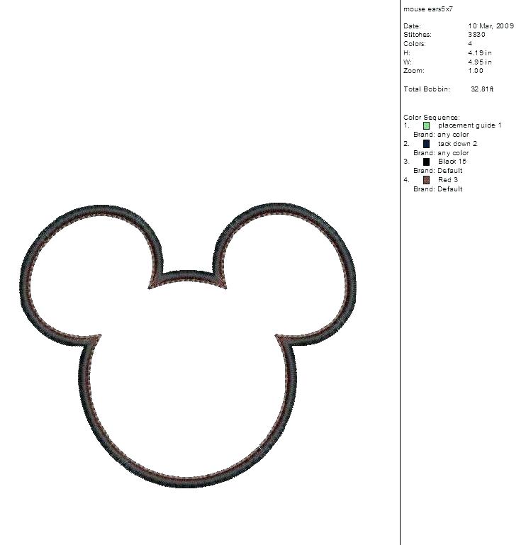 742x769 Mickey Mouse Head Silhouette Plus Outline Of Mickey Mouse Mouse