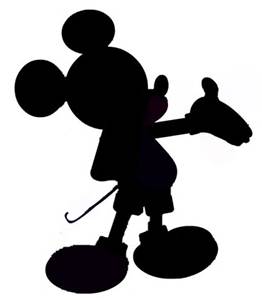 262x300 Free Download Mickey Mouse Head Silhouette Hd Wallpaper Car