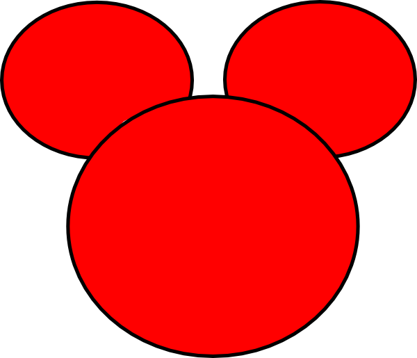 600x515 Mickey Mouse Ears Outline