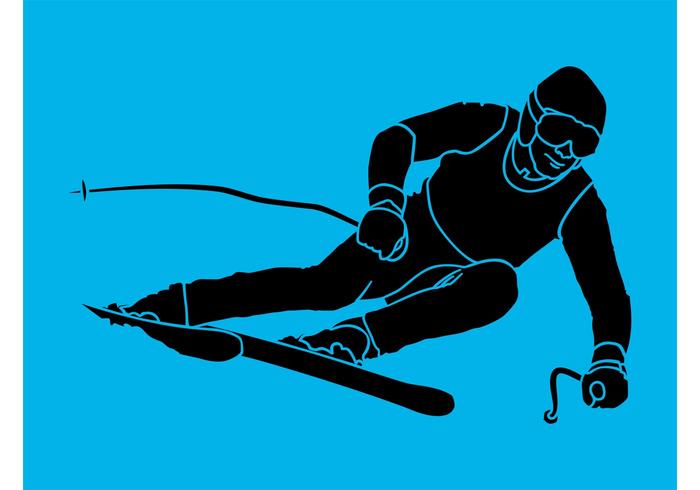 700x490 Ski Free Vector Art