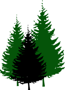 219x300 Wood Clipart Mountain Tree