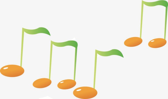 650x382 Creative Music Notes Silhouette,color Notes, Vector Note, Cartoon