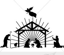 215x184 Free Clipart Nativity Scene Silhouette Mydrlynx