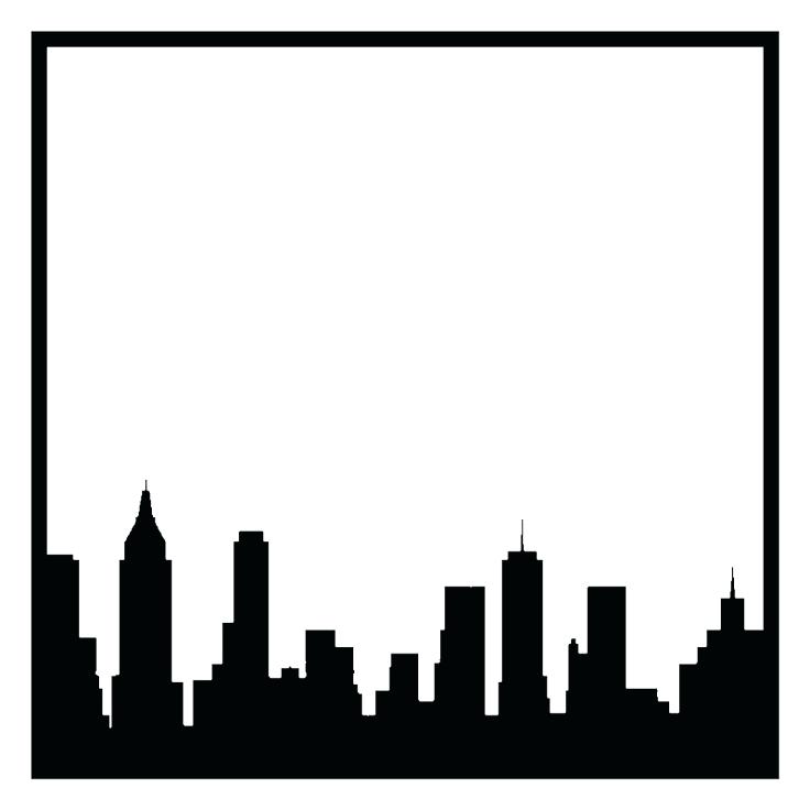 Silhouette Of New York City Skyline at GetDrawings | Free download