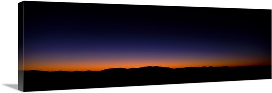 540x184 Silhouette Of A Mountain Range, Richland Balsam, Black Balsam