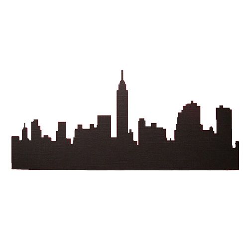 498x500 New York City Silhouette