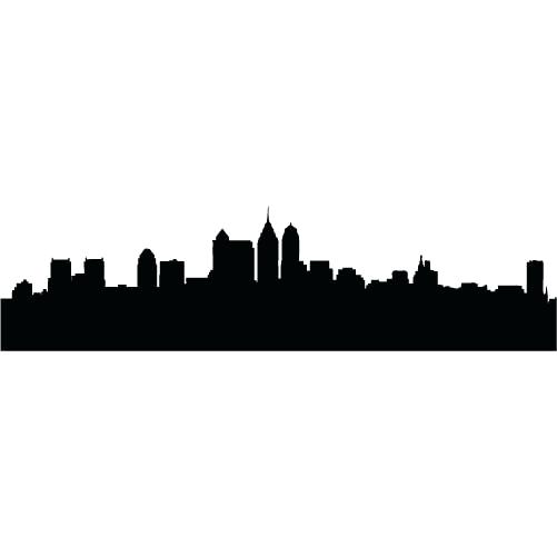 501x501 New York City Skyline Outline Drawing