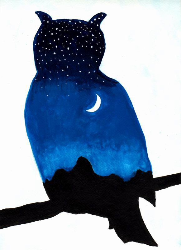 581x800 Uniquelyyew Owl Represents Mystery Of Nighttime And