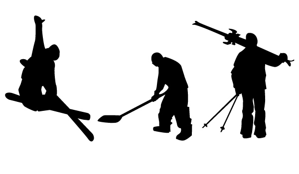 600x350 People Silhouettes Free Vector 123freevectors