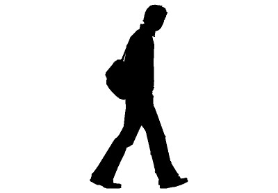 400x277 People Clipart Silhouette Walking Collection