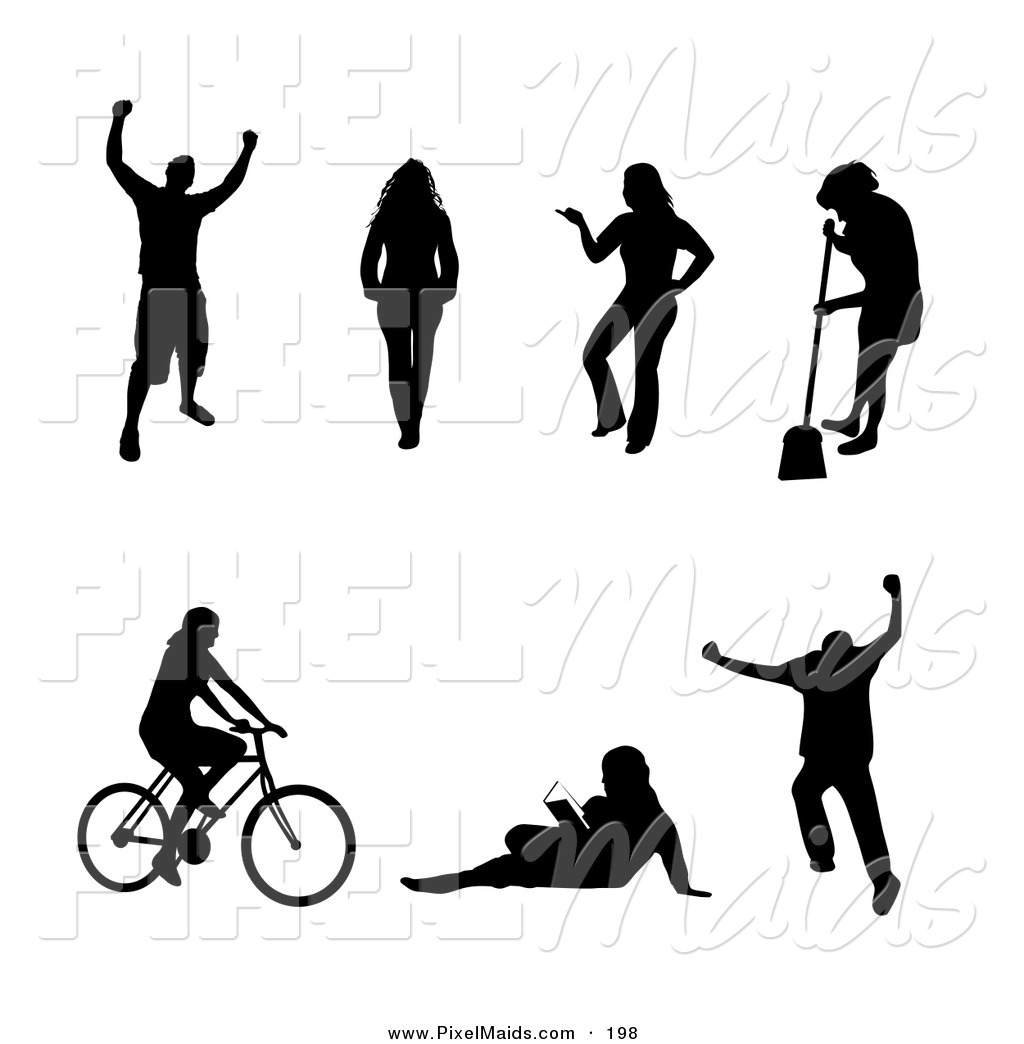 1024x1044 Abstract People Clipart Silhouette Collection