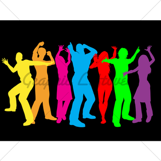 325x325 People Dancing Gl Stock Images