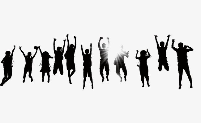 650x400 People Jumping, Creative, Illustration, Jump Png And Vector