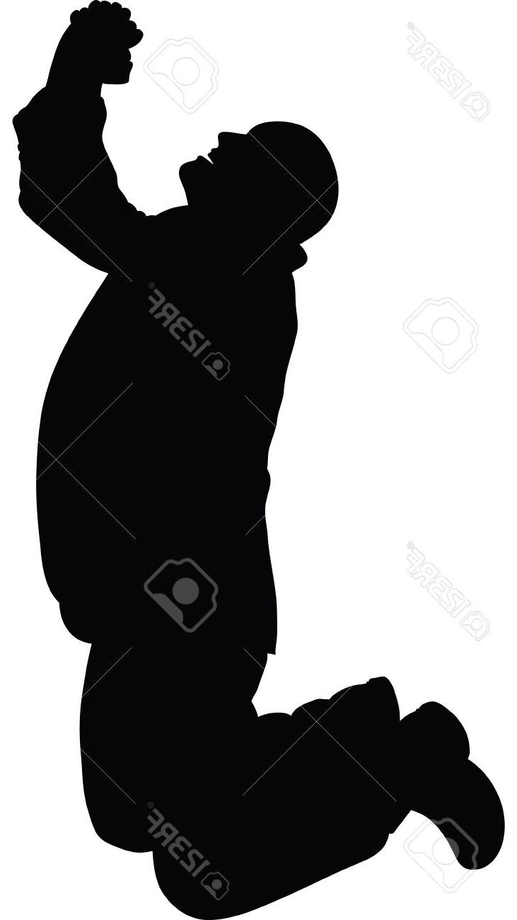 731x1300 A Person Kneeling Silhouette Clipart On Both Knees