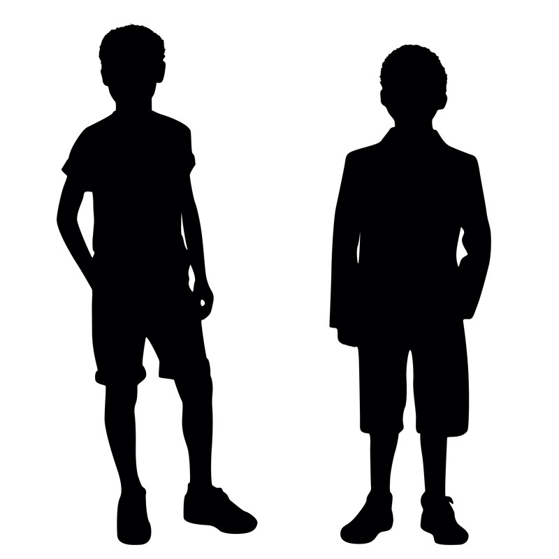 800x800 Boy Clipart Silhouette