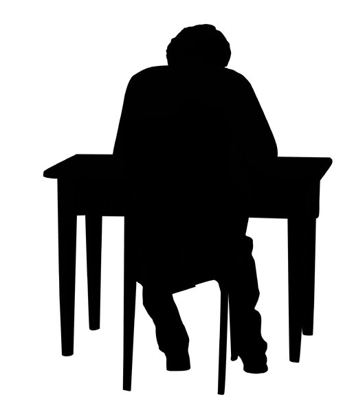 515x600 Free Person Sitting Silhouette, Hanslodge Clip Art Collection