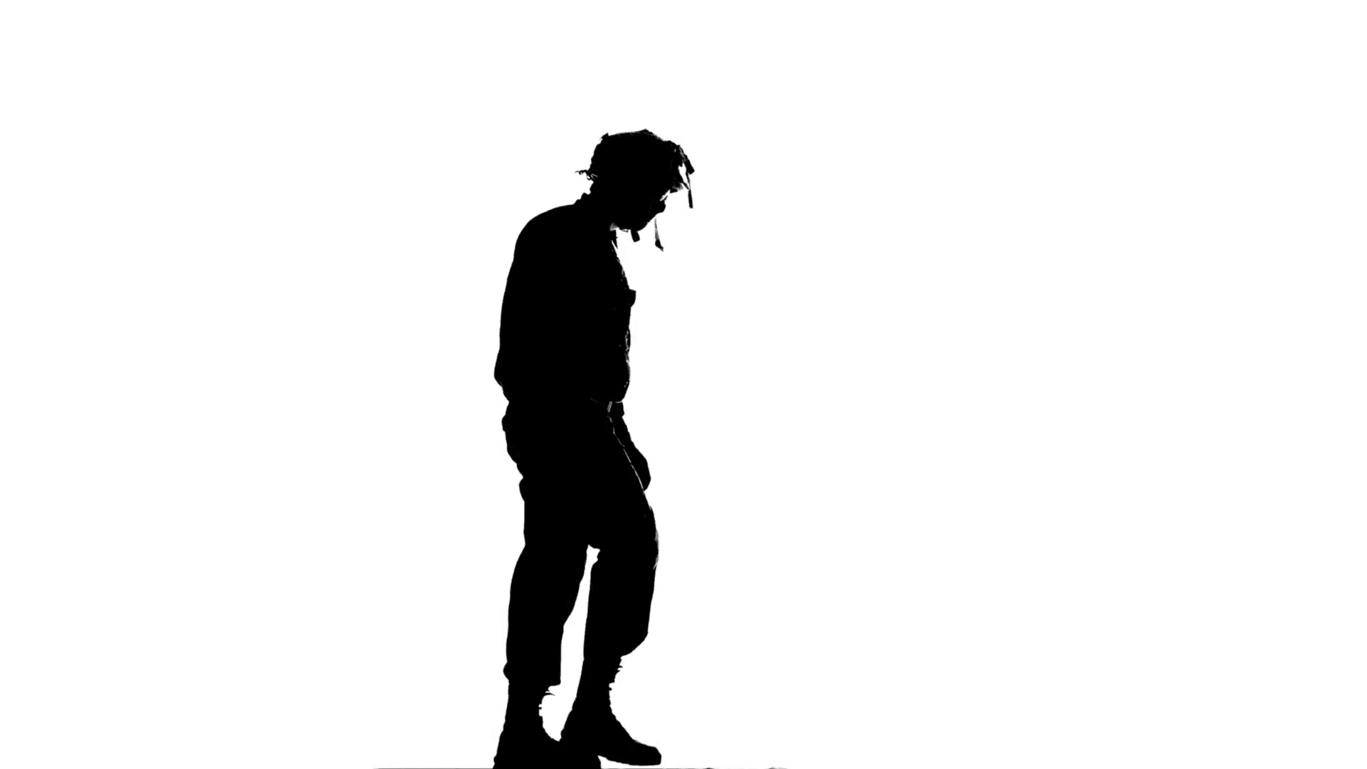 Silhouette Of Person Standing at GetDrawings | Free download