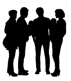 236x270 Standing Man Silhouette Graphics Silhouette Graphics