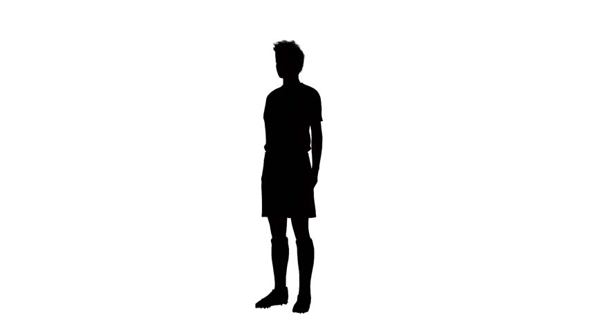 852x480 Silhouette Of Man Walking Stock Footage Video 3005107 Shutterstock