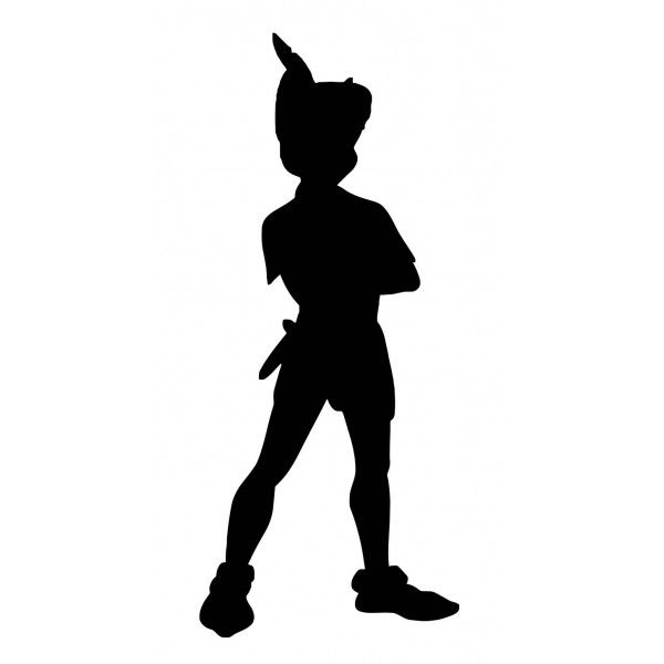 Silhouette Of Peter Pan Flying at GetDrawings | Free download