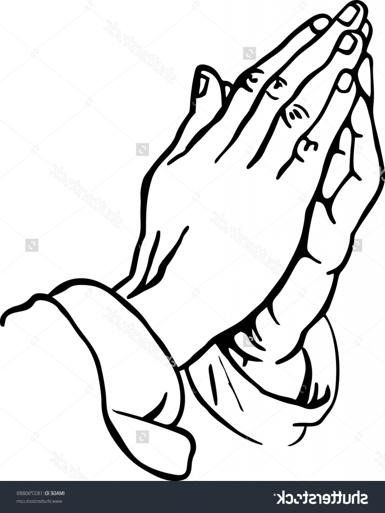 769x1024 Praying Hands Drawing