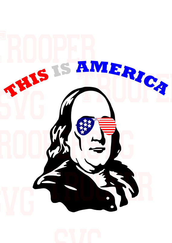570x806 Benjamin Franklin Svg, Merica,glasses ,patriotic Svg, American