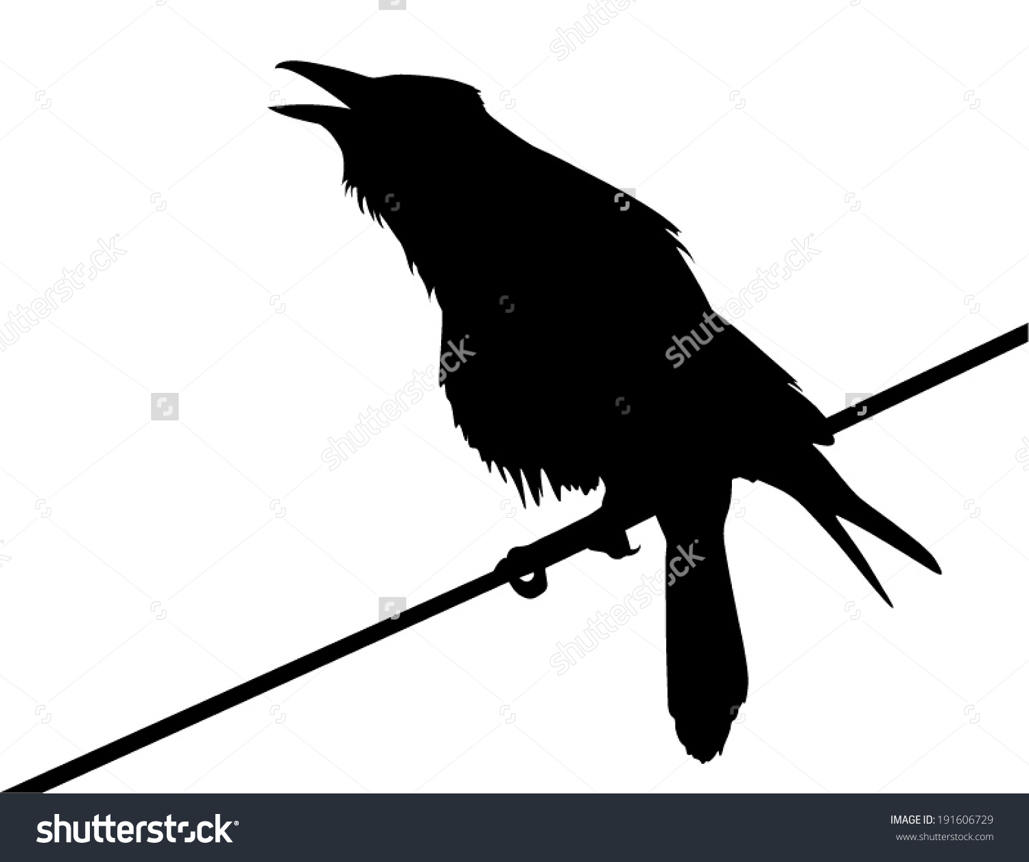 1500x1257 Calling Raven Clipart