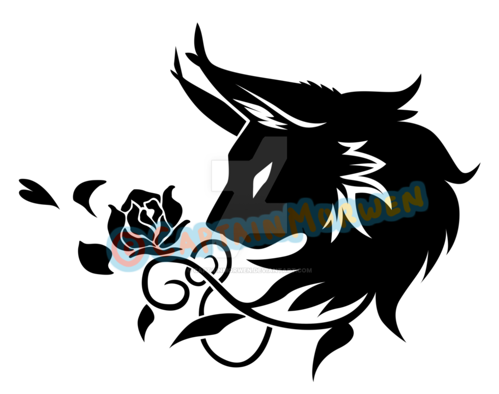 1006x794 Rose Cat Design Silhouette