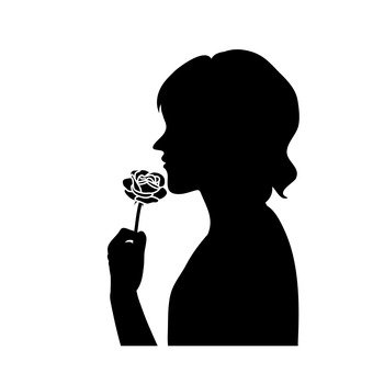 340x340 Free Silhouette Vector 1 This, Roses, Icon, Up