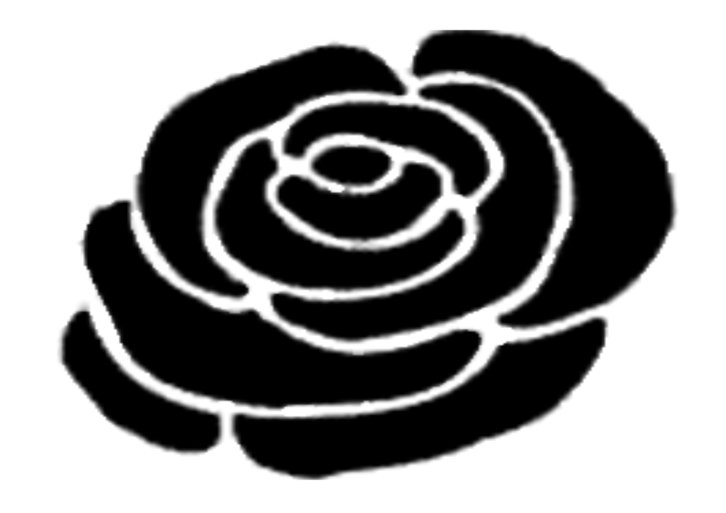 2400x1697 Ireland Rose Silhouette 2 Icons Png