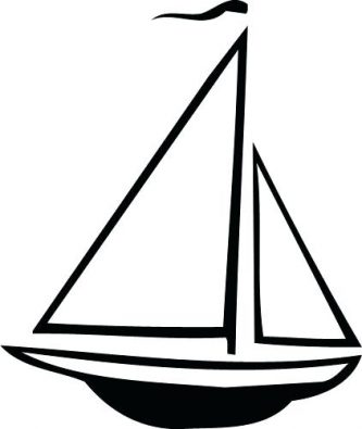 333x395 Sailboat Clipart Clipartpen