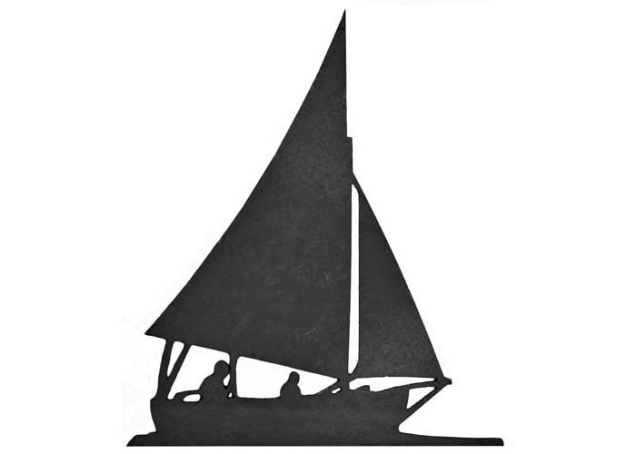 700x500 Sailboat Silhouette Vector Free Coloring Pages