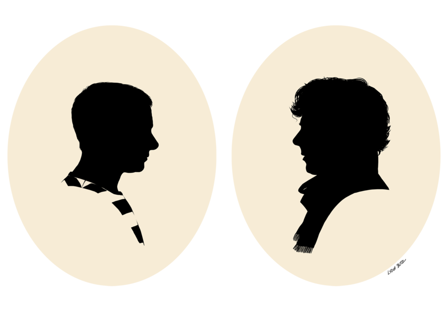 900x628 Sherlock Holmes Silhouette By Tressytc