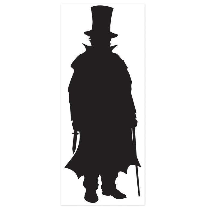 700x700 The Beistle Company Sherlock Holmes Villain Silhouette Standup