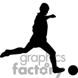 300x300 Girl Soccer Player Silhouette Clipart Panda