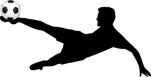 600x308 Soccer Player Clipart Free Clipart Images