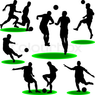 319x320 Soccer Players Silhouettes Collection