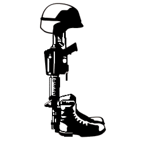 500x500 Clip Art Soldier Cross Kneeling In Prayer Free Download