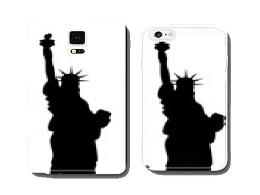 522x392 Statue Of Liberty Vector Black Silhouette Mobile Phone Cover Pare
