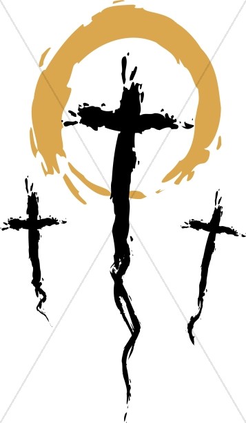 357x612 Three Crosses On Good Friday Cross Clipart