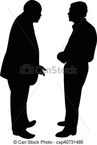 316x470 Two People Arguing Silhouette Clip Art Vector And Illustration. 48