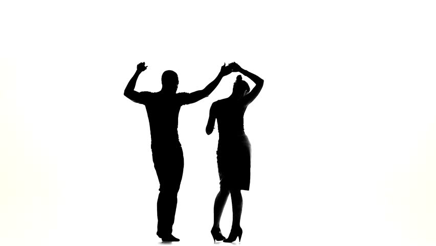 852x480 Handsome Afro American Man Dancer Dancing Latina Dance On White